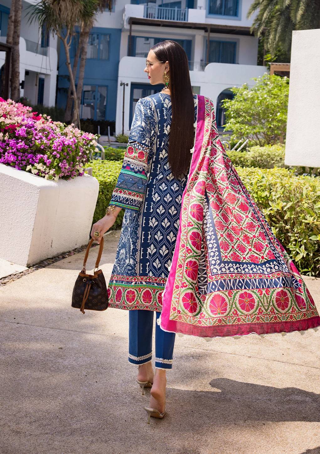 Elaf Premium | Prints Collection 2024 | EOP-07B ELNAZ - Pakistani Designer Dress - by Elaf Premium | Type: Formal - 100% Original at Saira Sultan