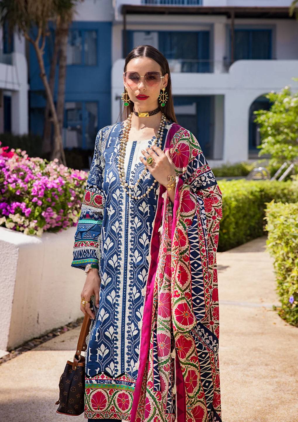 Elaf Premium | Prints Collection 2024 | EOP-07B ELNAZ - Pakistani Designer Dress - by Elaf Premium | Type: Formal - 100% Original at Saira Sultan