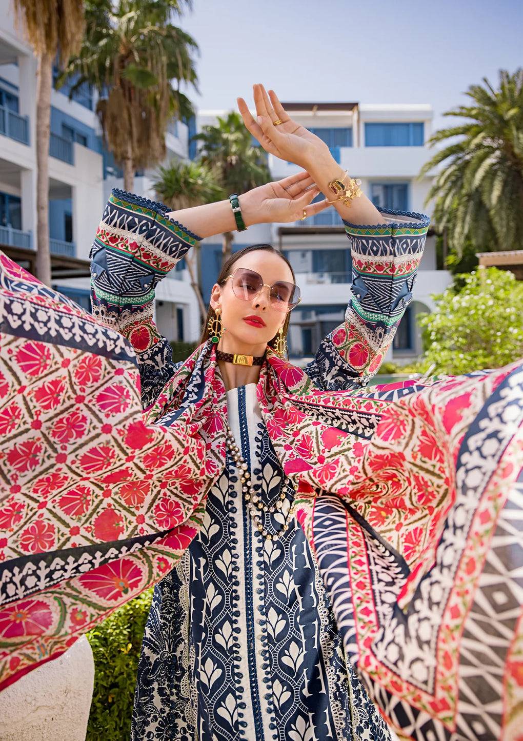 Elaf Premium | Prints Collection 2024 | EOP-07B ELNAZ - Pakistani Designer Dress - by Elaf Premium | Type: Formal - 100% Original at Saira Sultan