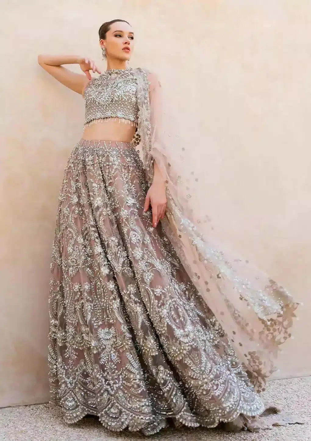 Elaf Premium | Evara Wedding Formals 23 | EEW-05 JASMINE - Pakistani Designer Dress - by Elaf Premium | Type: Bridal - 100% Original at Saira Sultan