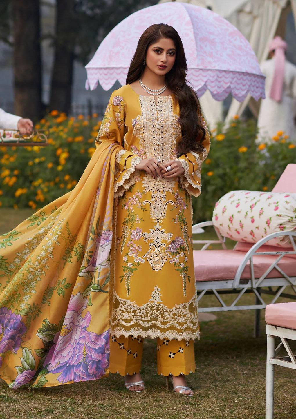 Elaf Premium | Eid Edit 2024 | ELE-12A SONA - Pakistani Designer Dress - by Elaf Premium | Type: Luxury - 100% Original at Saira Sultan