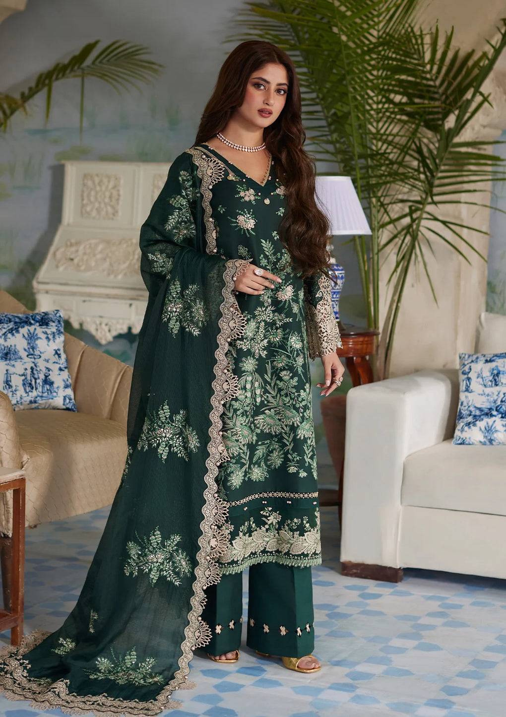 Elaf Premium | Eid Edit 2024 | ELE-07 ZARIA - Pakistani Designer Dress - by Elaf Premium | Type: Luxury - 100% Original at Saira Sultan