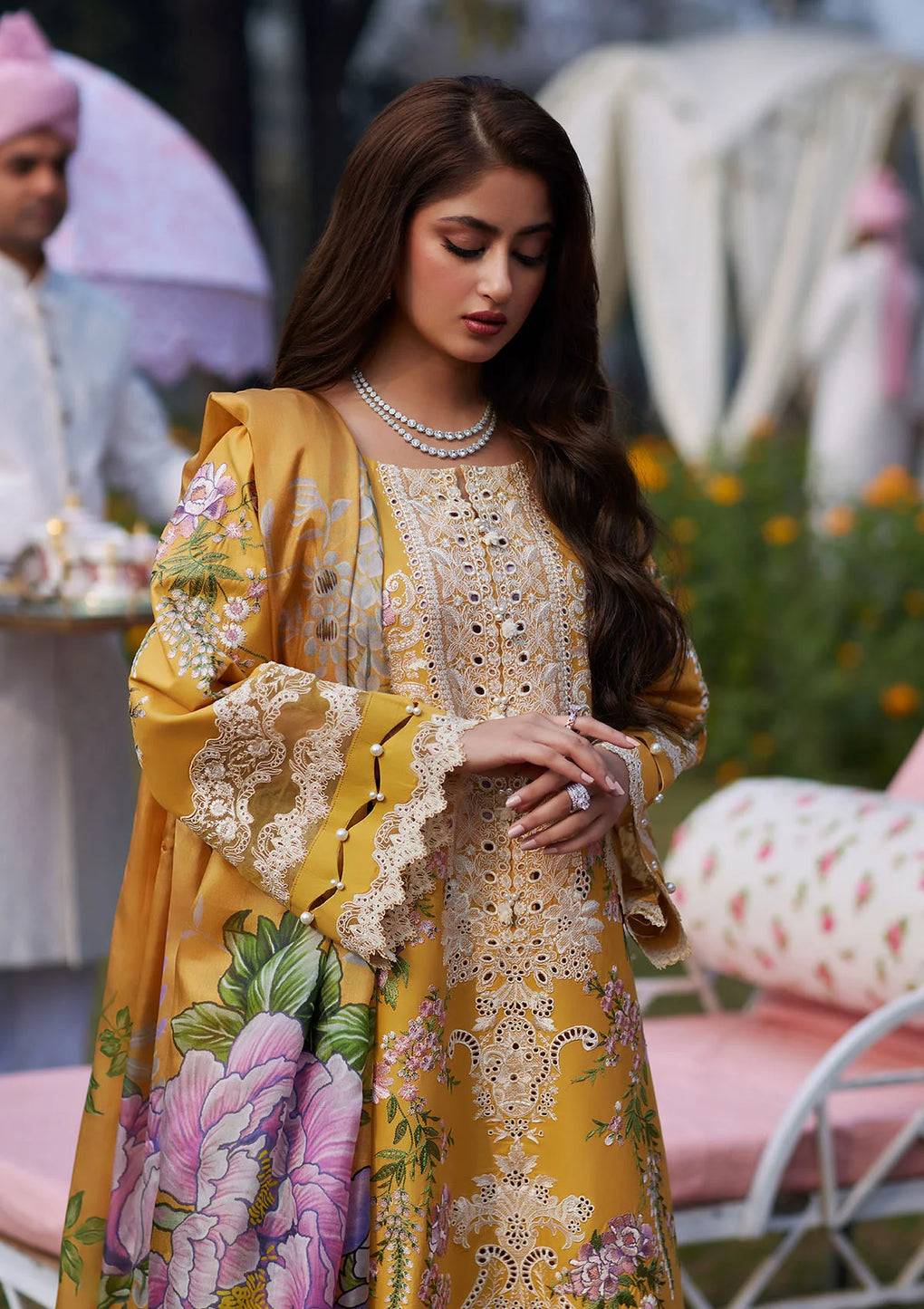 Elaf Premium | Eid Edit 2024 | ELE-12A SONA - Pakistani Designer Dress - by Elaf Premium | Type: Luxury - 100% Original at Saira Sultan