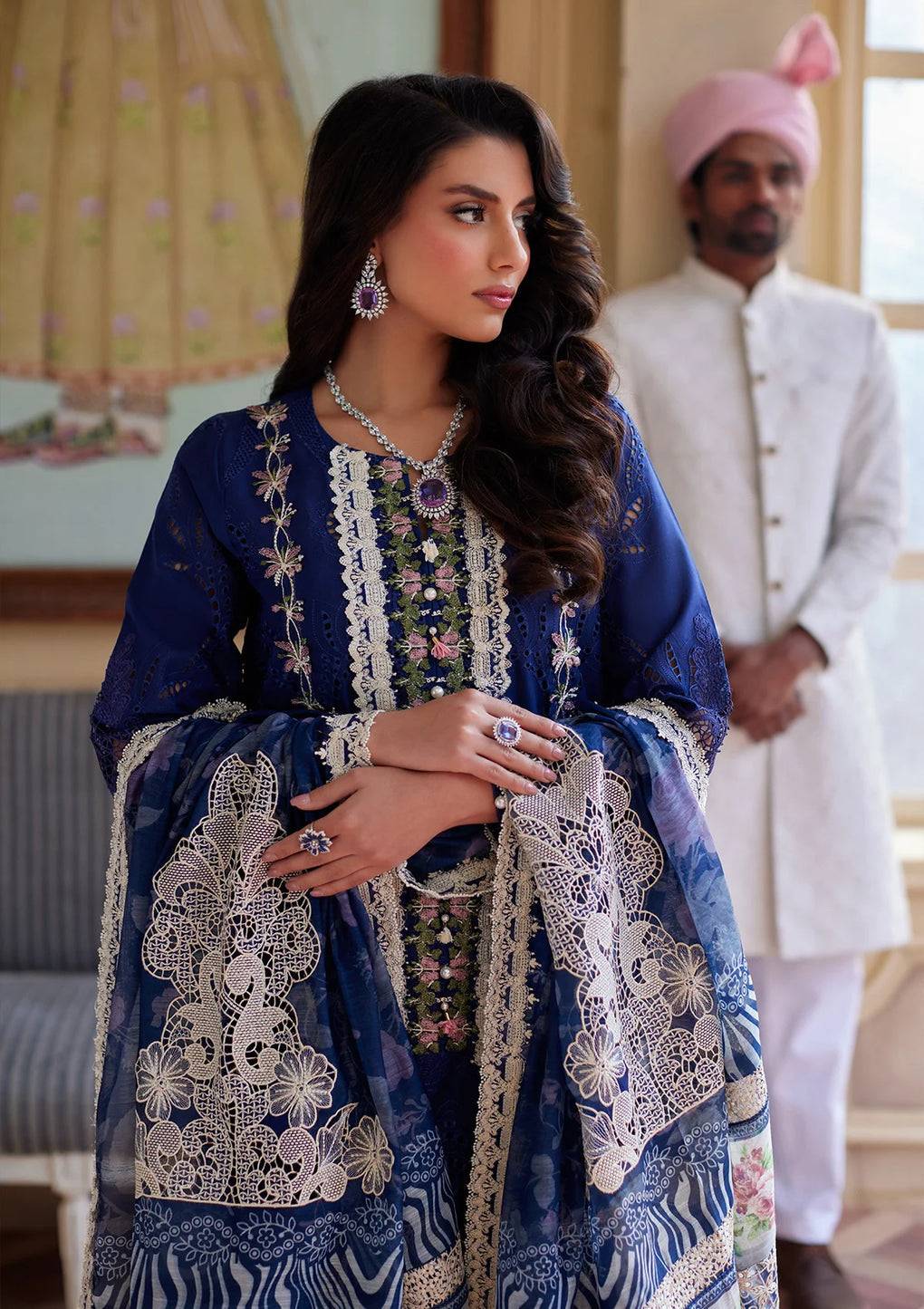 Elaf Premium | Eid Edit 2024 | ELE-10 YALINA - Pakistani Designer Dress - by Elaf Premium | Type: Luxury - 100% Original at Saira Sultan