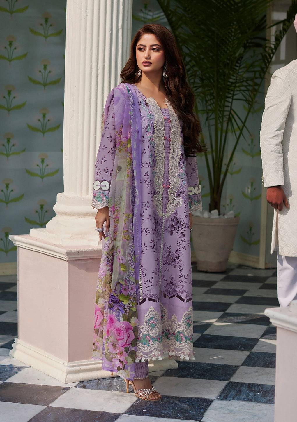 Elaf Premium | Eid Edit 2024 | ELE-03 AFSANEH - Pakistani Designer Dress - by Elaf Premium | Type: Luxury - 100% Original at Saira Sultan