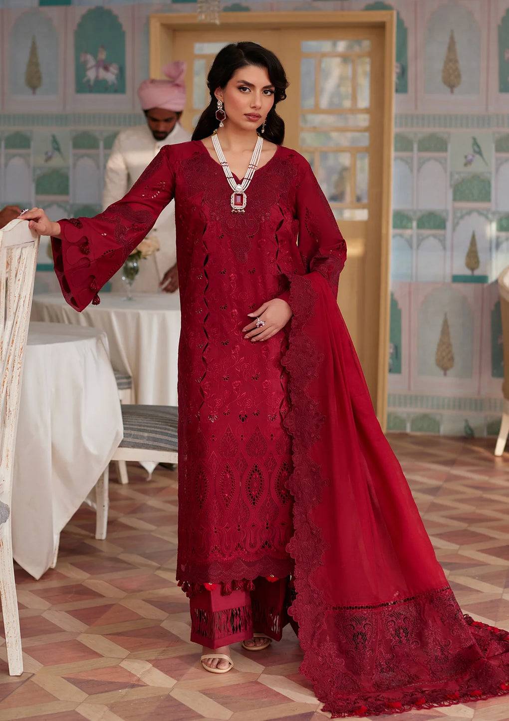 Elaf Premium | Eid Edit 2024 | ELE-06 WAFA - Pakistani Designer Dress - by Elaf Premium | Type: Luxury - 100% Original at Saira Sultan