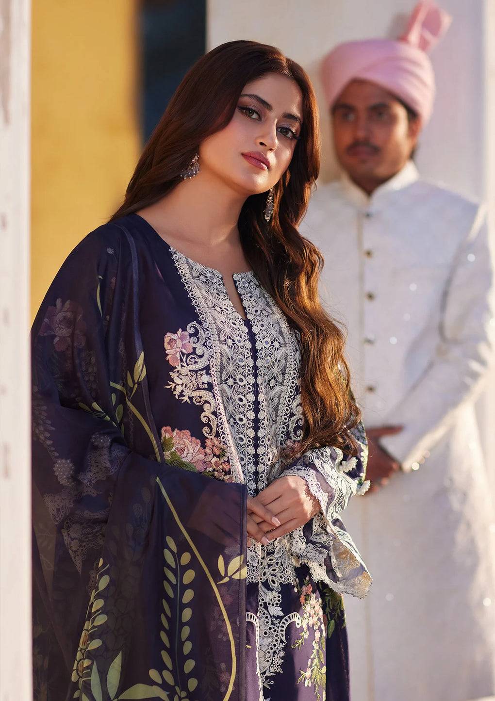 Elaf Premium | Eid Edit 2024 | ELE-12B YAZMIN - Pakistani Designer Dress - by Elaf Premium | Type: Luxury - 100% Original at Saira Sultan