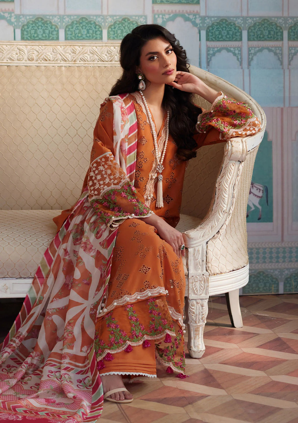 Elaf Premium | Eid Edit 2024 | ELE-09 ELNAZ - Pakistani Designer Dress - by Elaf Premium | Type: Luxury - 100% Original at Saira Sultan