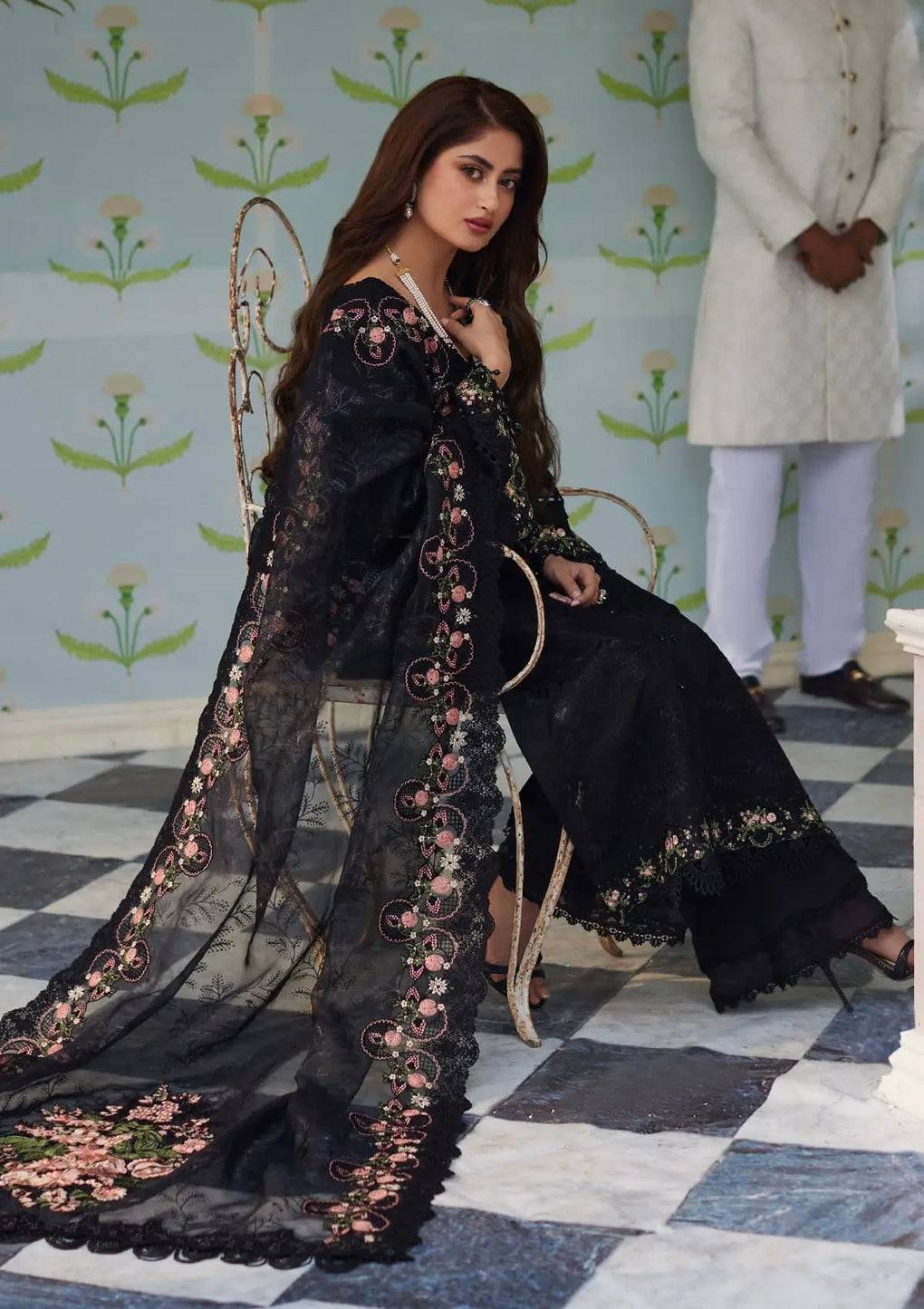 Elaf Premium | Eid Edit 2024 | ELE-01B HAYA - Pakistani Designer Dress - by Elaf Premium | Type: Luxury - 100% Original at Saira Sultan