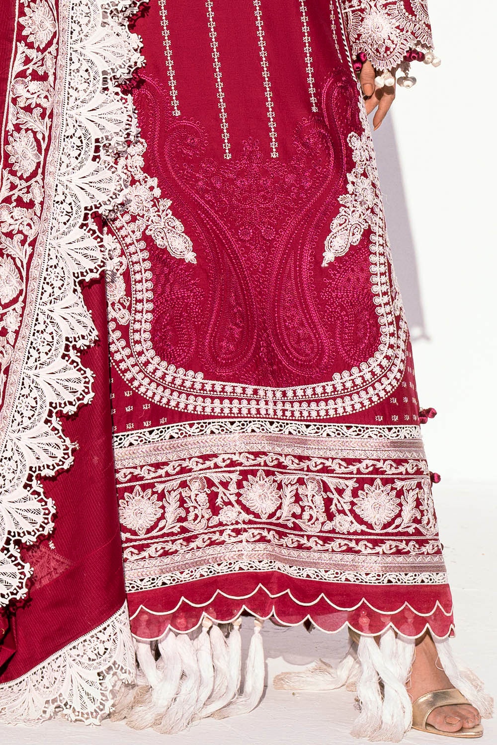 Gul Ahmed | Gul Nilofer 25 | DN-42040 M Redish Pink Lawn