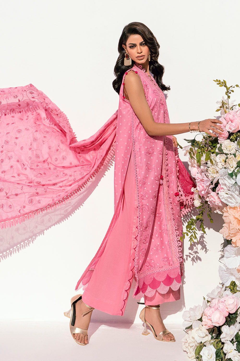 Gul Ahmed | Gul Nilofer 25 | DN-42051 S Rose Pink Lawn
