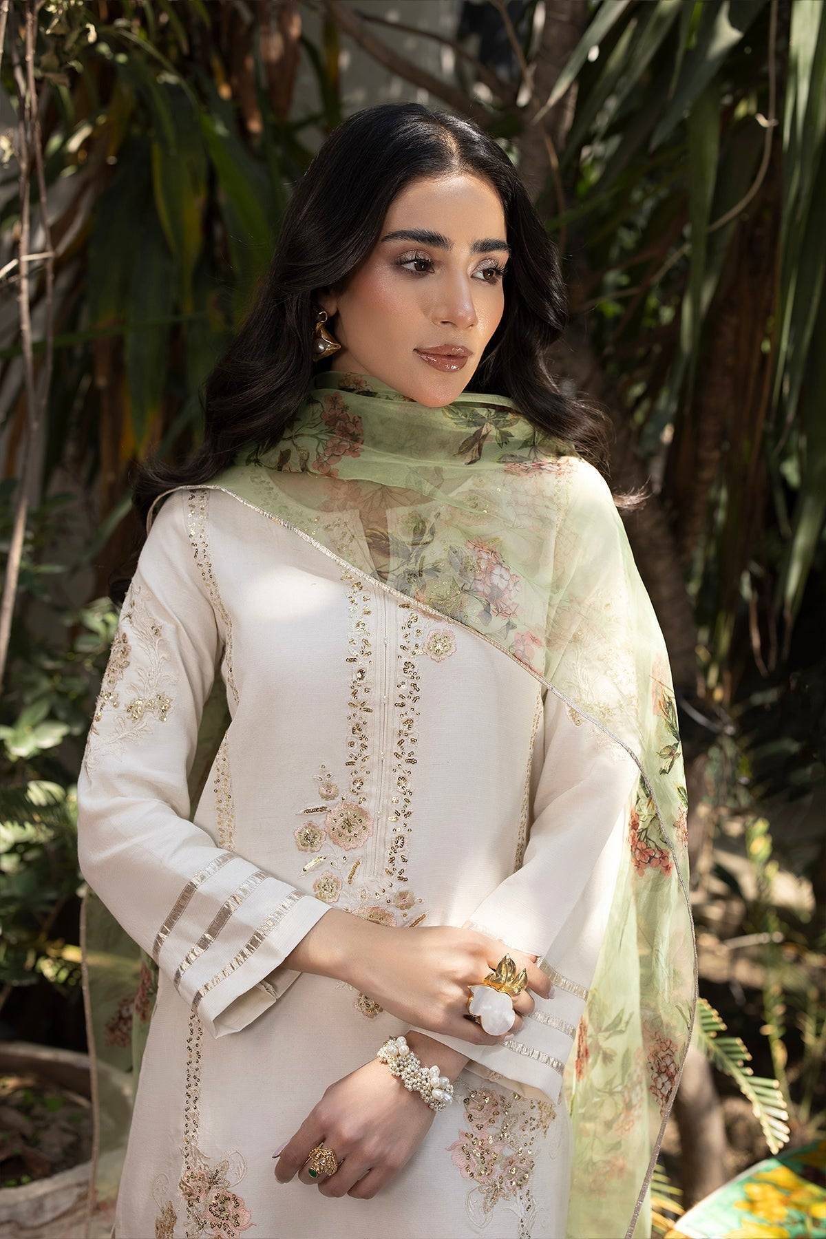Erum Khan | Shahzeen Eid Collection | SWAN - Pakistani Designer Dress - by Erum Khan | Type: Formal - 100% Original at Saira Sultan