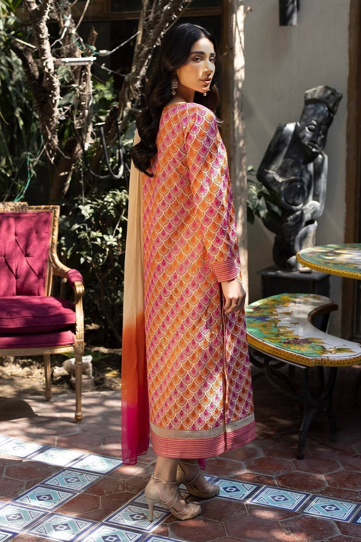 Erum Khan | Shahzeen Eid Collection | BLOSSOM - Pakistani Designer Dress - by Erum Khan | Type: Formal - 100% Original at Saira Sultan