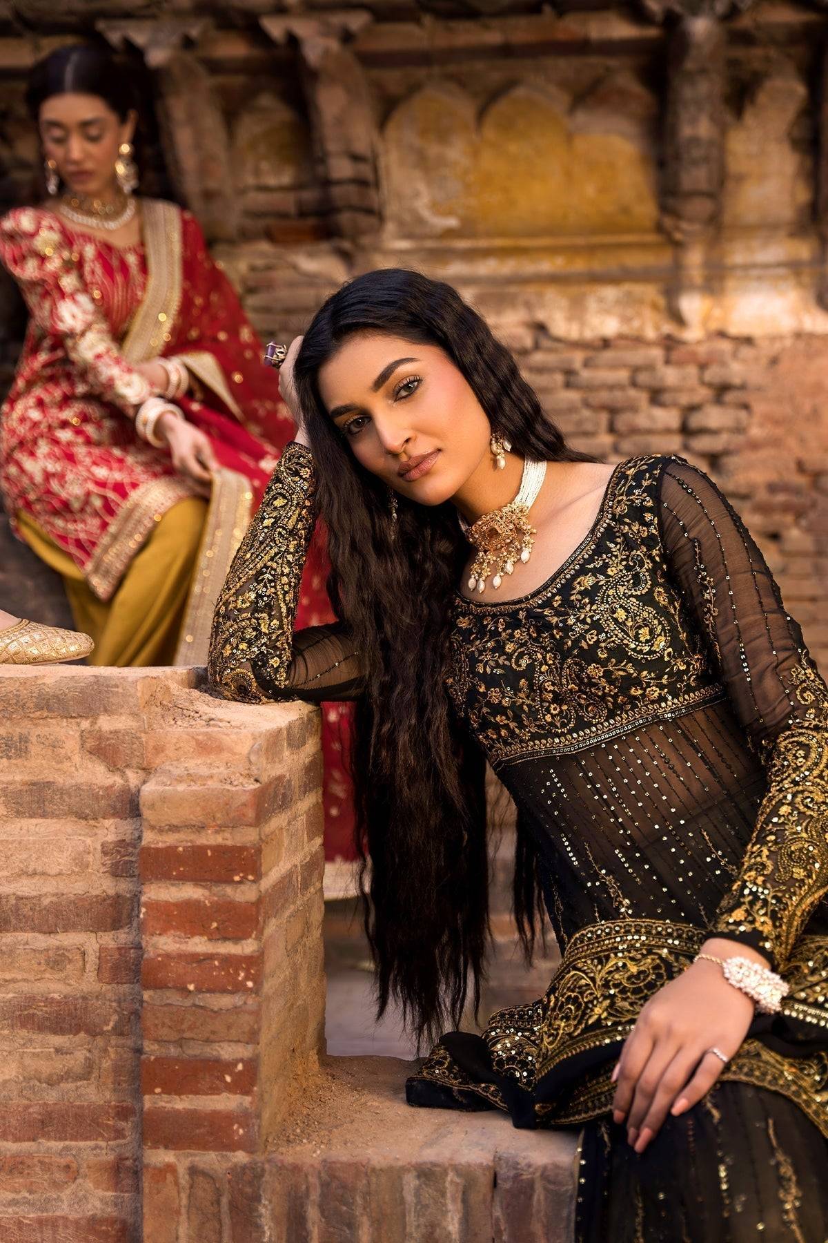 Erum Khan | Shezadian Luxe Formals | ZEENAT - Pakistani Designer Dress - by Erum Khan | Type: Formal - 100% Original at Saira Sultan