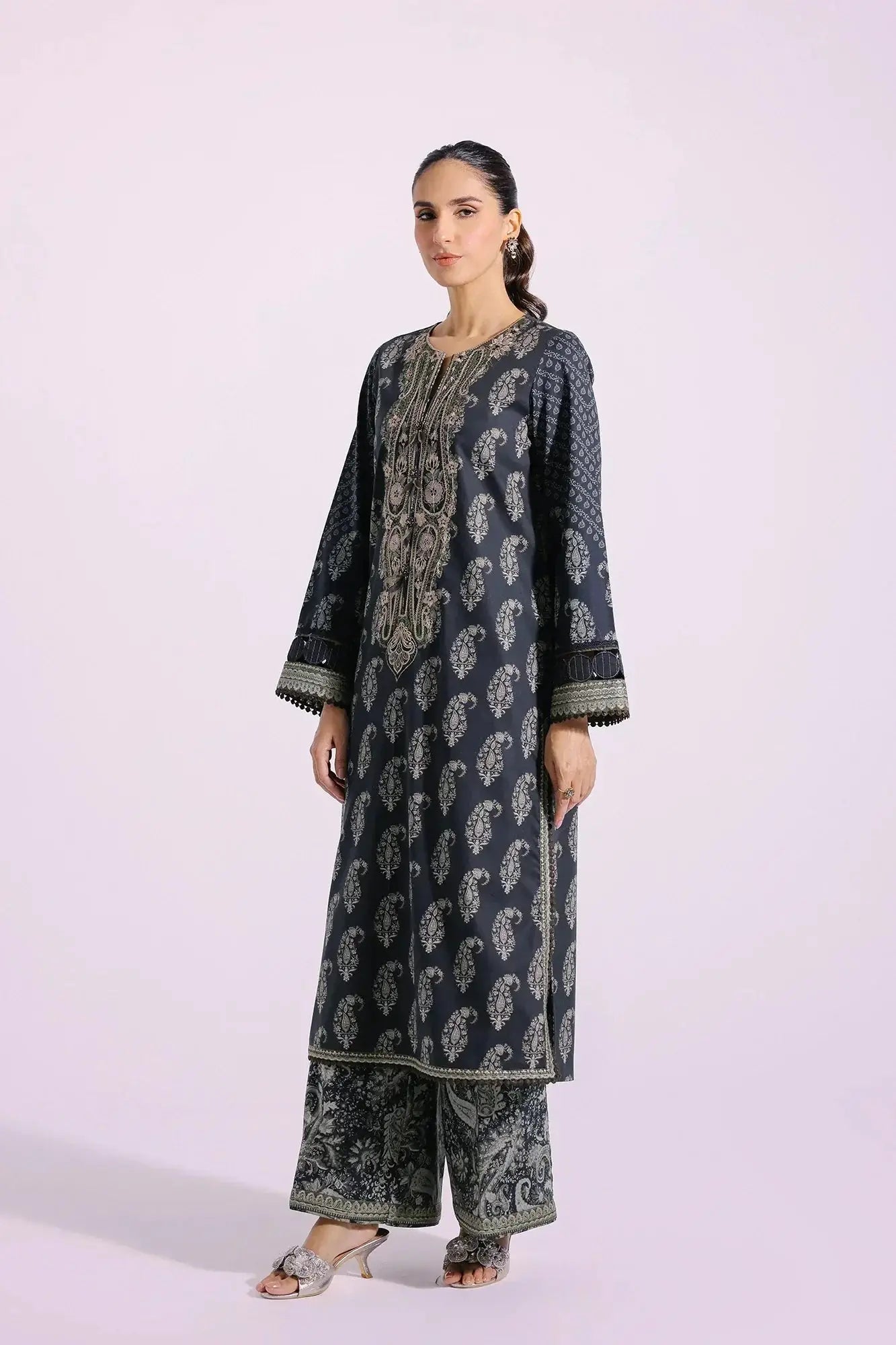 Ethnic | Rozana Collection SS 24 | E0405/203/116 - Pakistani Designer Dress - by Ethnic | Type: Luxury - 100% Original at Saira Sultan