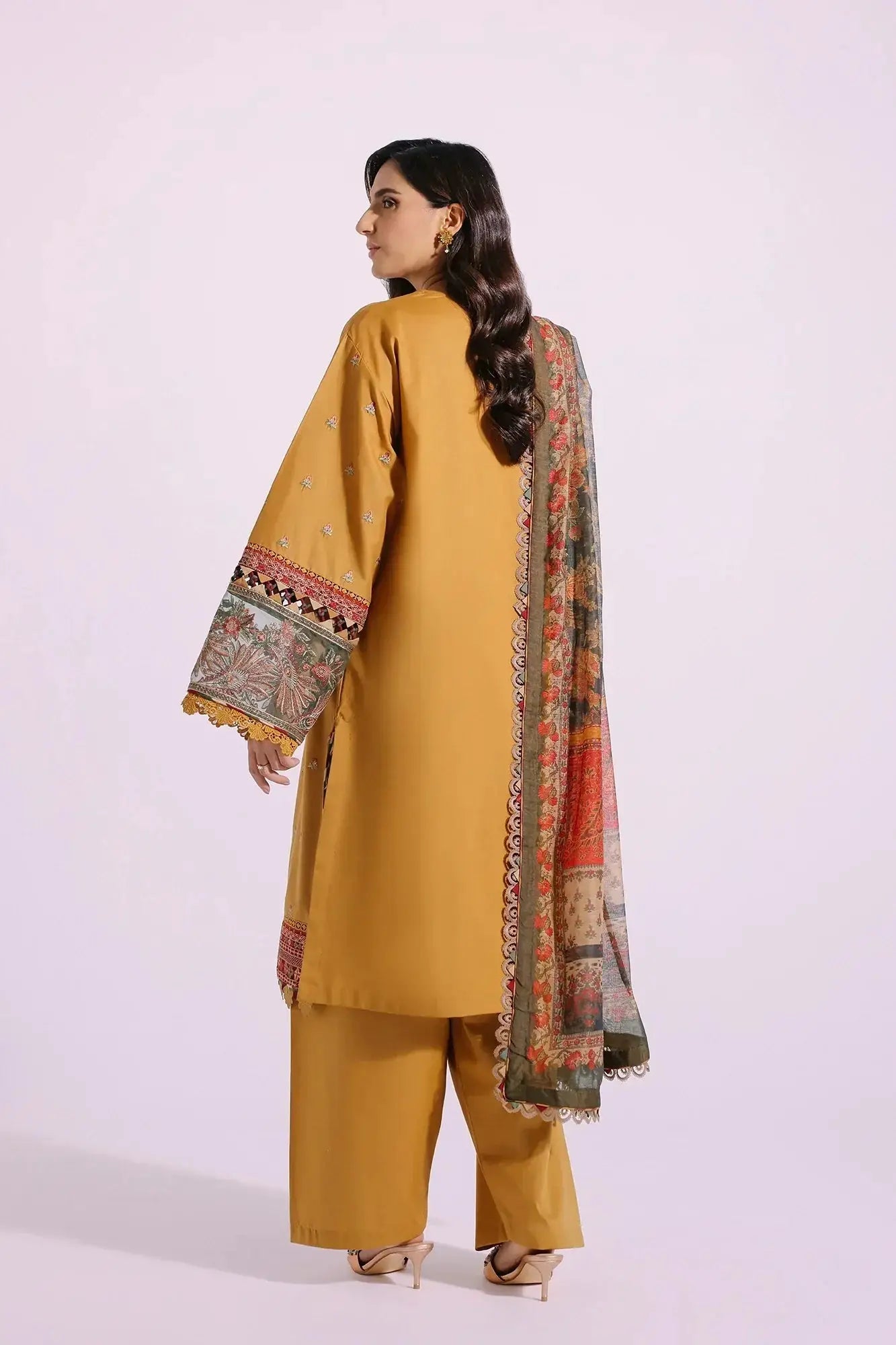 Ethnic | Rozana Collection SS 24 | E0407/203/219 - Pakistani Designer Dress - by Ethnic | Type: Luxury - 100% Original at Saira Sultan