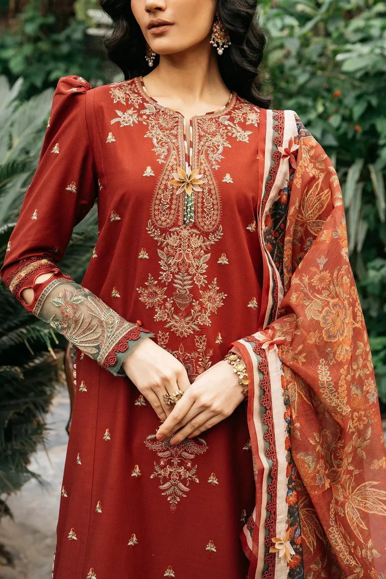 Ethnic | Rozana Collection SS 24 | E0407/203/416 - Pakistani Designer Dress - by Ethnic | Type: Luxury - 100% Original at Saira Sultan