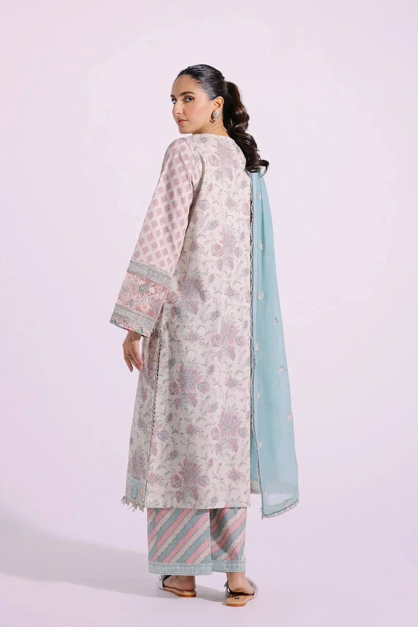 Ethnic | Rozana Collection SS 24 | E0401/203/112 - Pakistani Designer Dress - by Ethnic | Type: Luxury - 100% Original at Saira Sultan