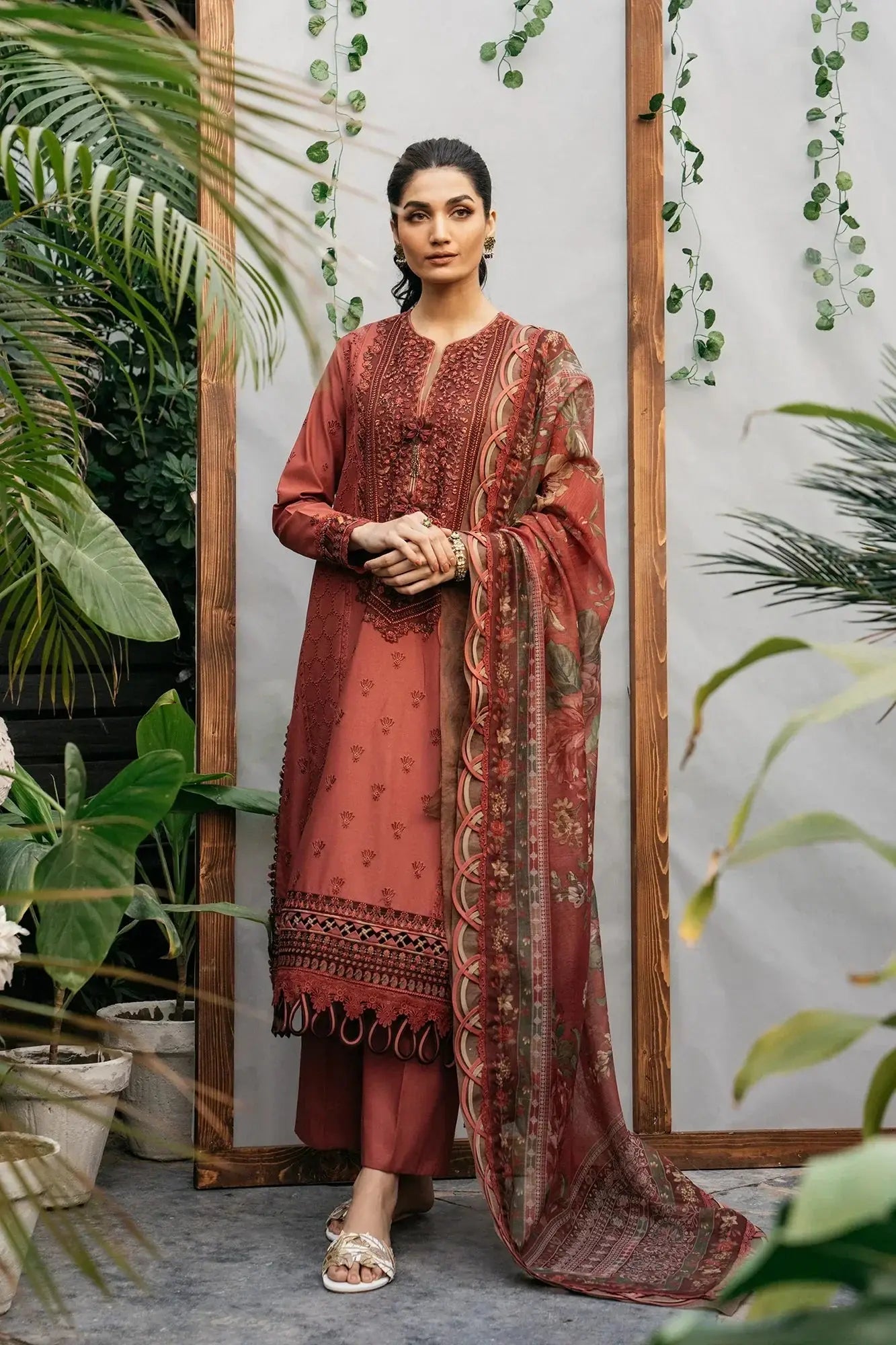 Ethnic | Rozana Collection SS 24 | E0410/203/311 - Pakistani Designer Dress - by Ethnic | Type: Luxury - 100% Original at Saira Sultan