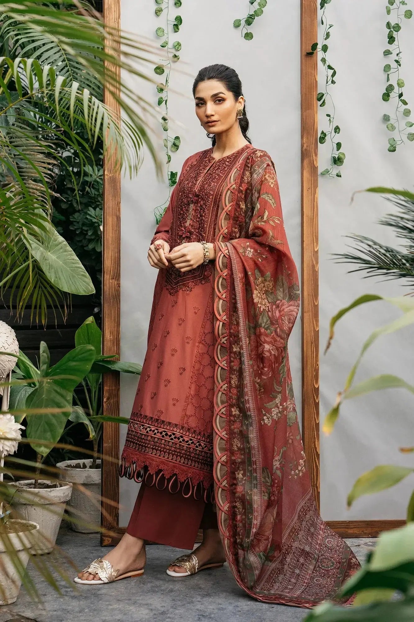 Ethnic | Rozana Collection SS 24 | E0410/203/311 - Pakistani Designer Dress - by Ethnic | Type: Luxury - 100% Original at Saira Sultan