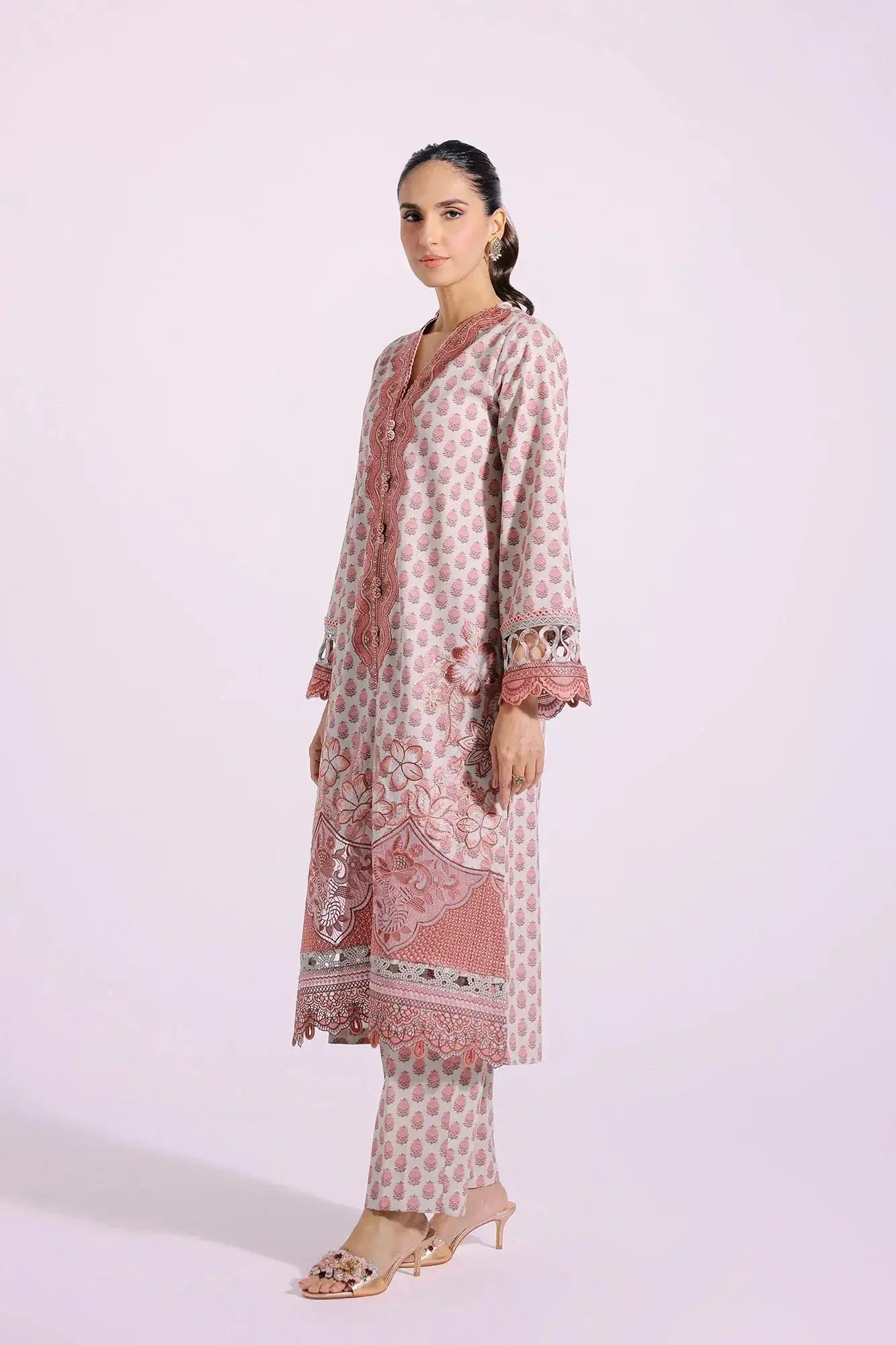 Ethnic | Rozana Collection SS 24 | E0413/203/326 - Pakistani Designer Dress - by Ethnic | Type: Luxury - 100% Original at Saira Sultan