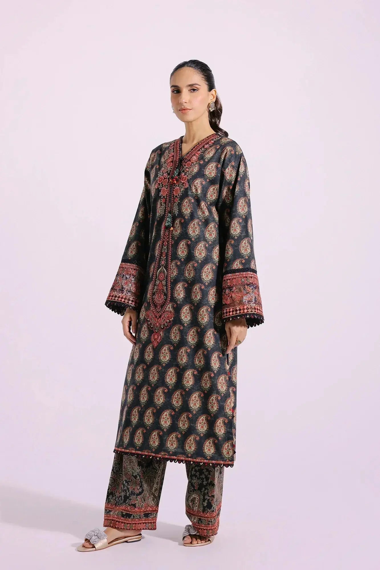 Ethnic | Rozana Collection SS 24 | E0414/203/116 - Pakistani Designer Dress - by Ethnic | Type: Luxury - 100% Original at Saira Sultan