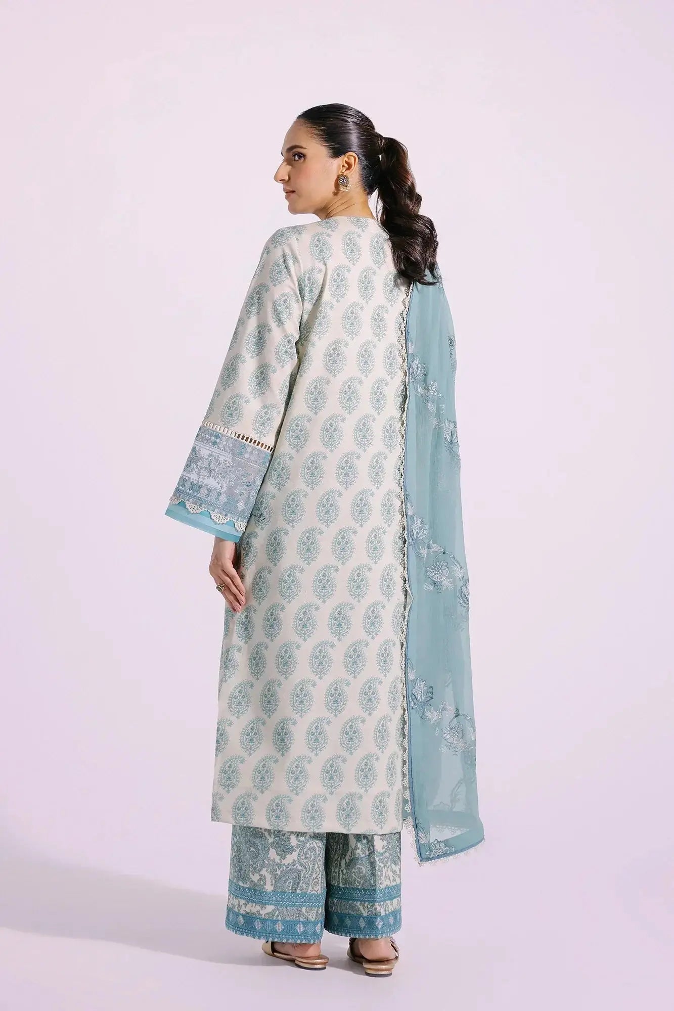 Ethnic | Rozana Collection SS 24 | E0414/203/130 - Pakistani Designer Dress - by Ethnic | Type: Luxury - 100% Original at Saira Sultan