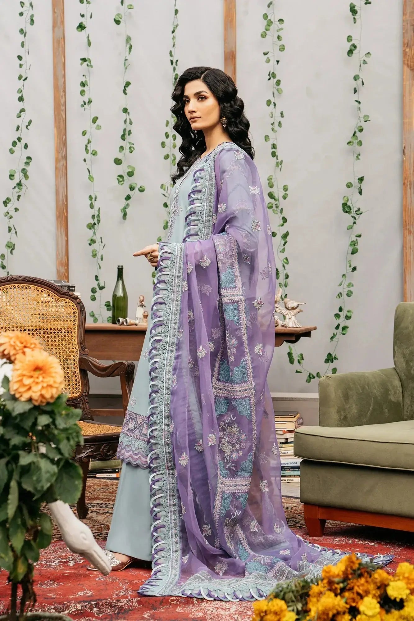Ethnic | Rozana Collection SS 24 | E0415/203/716 - Pakistani Designer Dress - by Ethnic | Type: Luxury - 100% Original at Saira Sultan