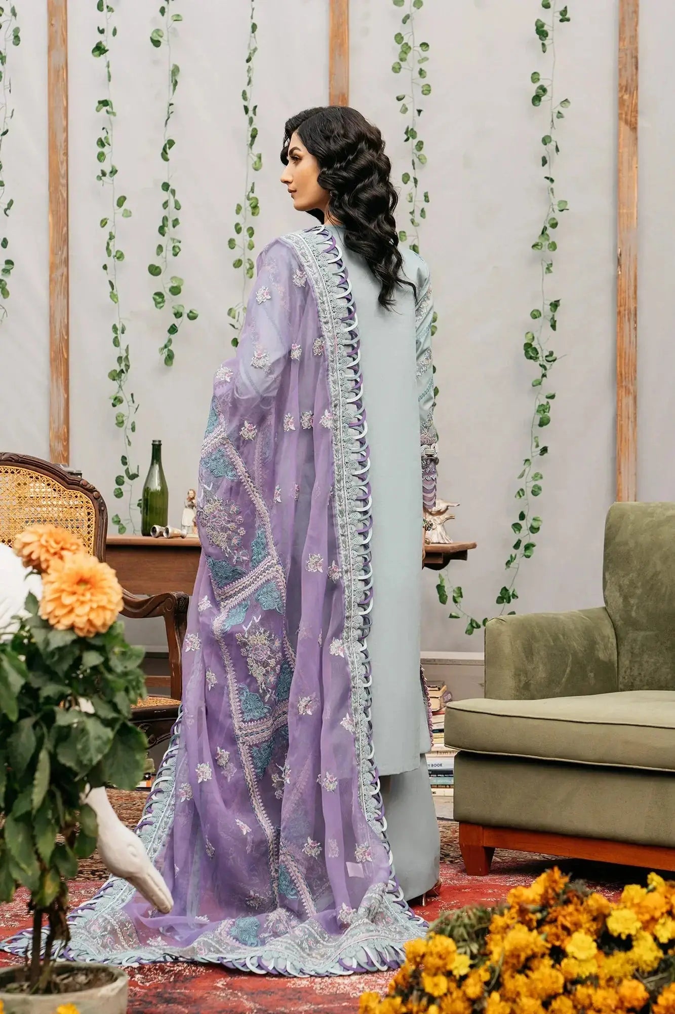 Ethnic | Rozana Collection SS 24 | E0415/203/716 - Pakistani Designer Dress - by Ethnic | Type: Luxury - 100% Original at Saira Sultan