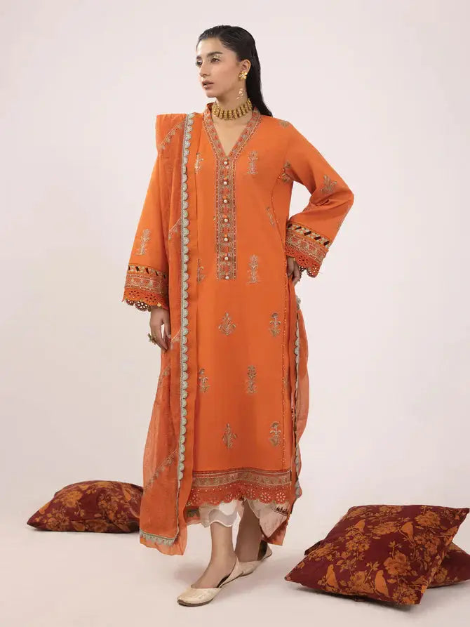 Ittehad | Faiza Faisal Rangeeli Lawn 24 | Chammo - Pakistani Designer Dress - by Ittehad | Type: Luxury - 100% Original at Saira Sultan