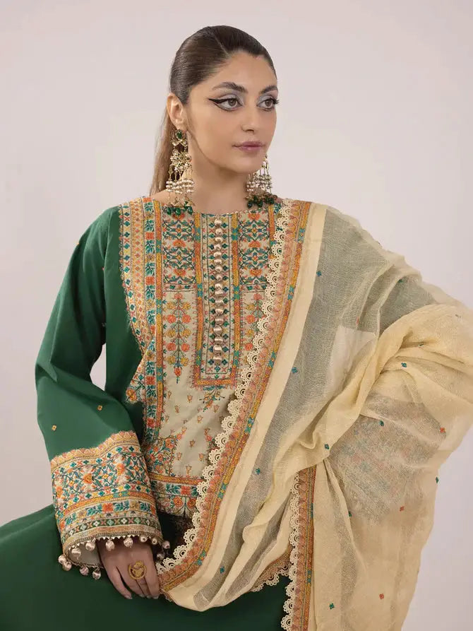 Ittehad | Faiza Faisal Rangeeli Lawn 24 | Zebo - Pakistani Designer Dress - by Ittehad | Type: Luxury - 100% Original at Saira Sultan