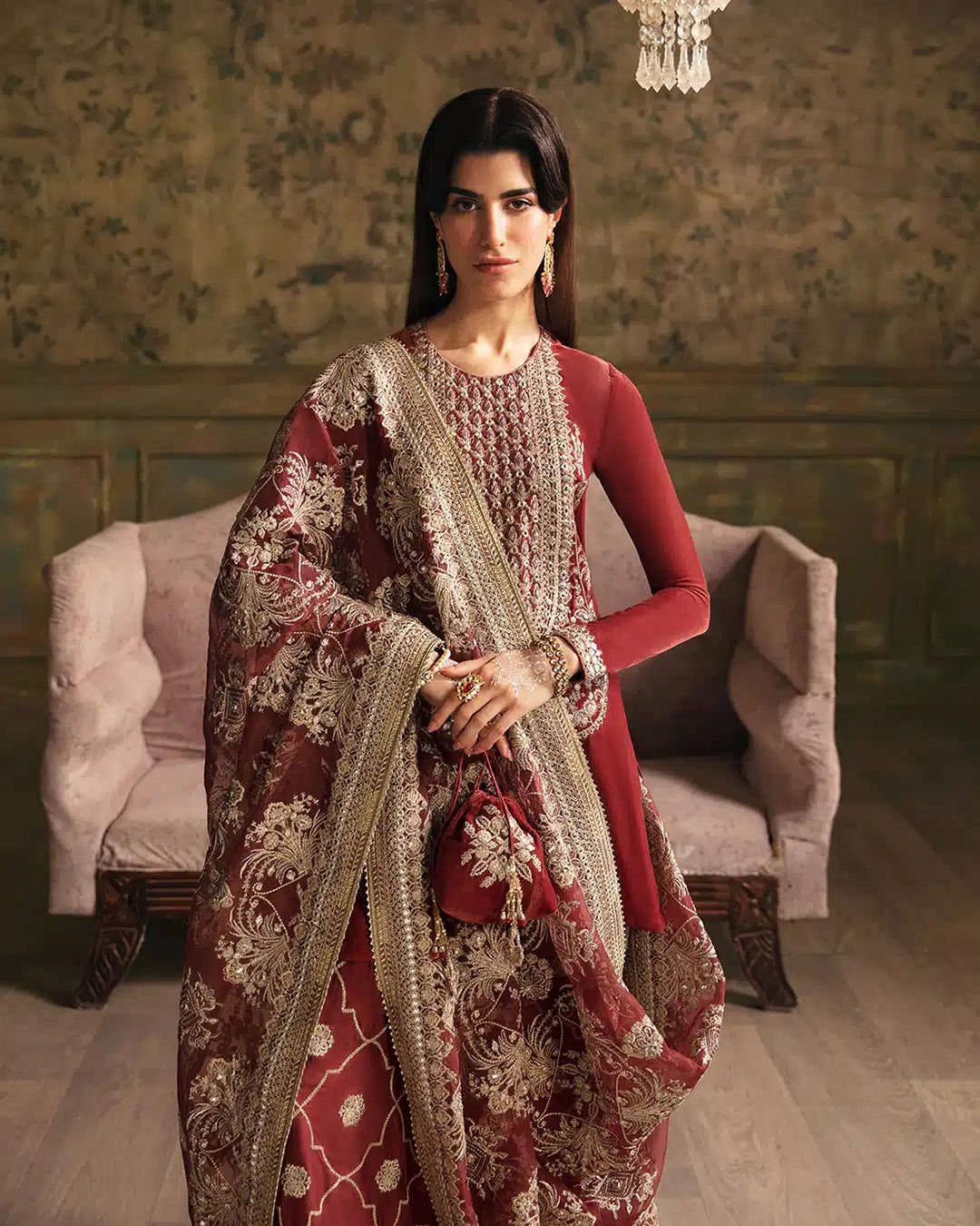 Faiza Saqlain | Manaar Luxe Formals 23 | Negar - Pakistani Designer Dress - by Faiza Saqlain | Type: Bridal - 100% Original at Saira Sultan