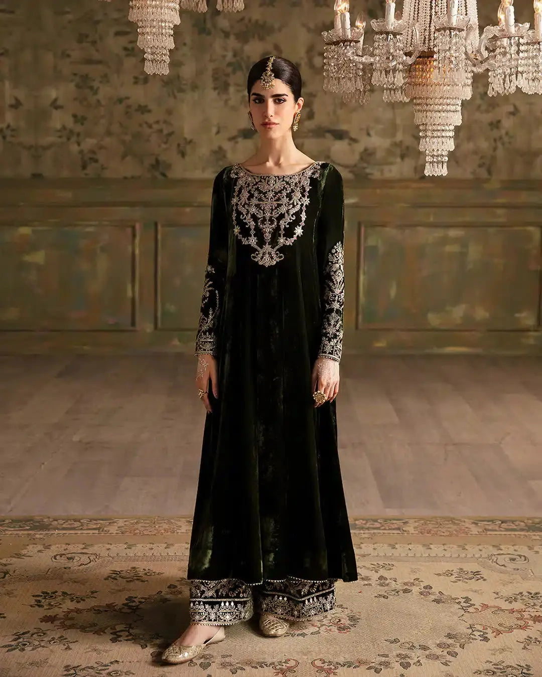 Faiza Saqlain | Manaar Luxe Formals 23 | Tissa - Pakistani Designer Dress - by Faiza Saqlain | Type: Bridal - 100% Original at Saira Sultan
