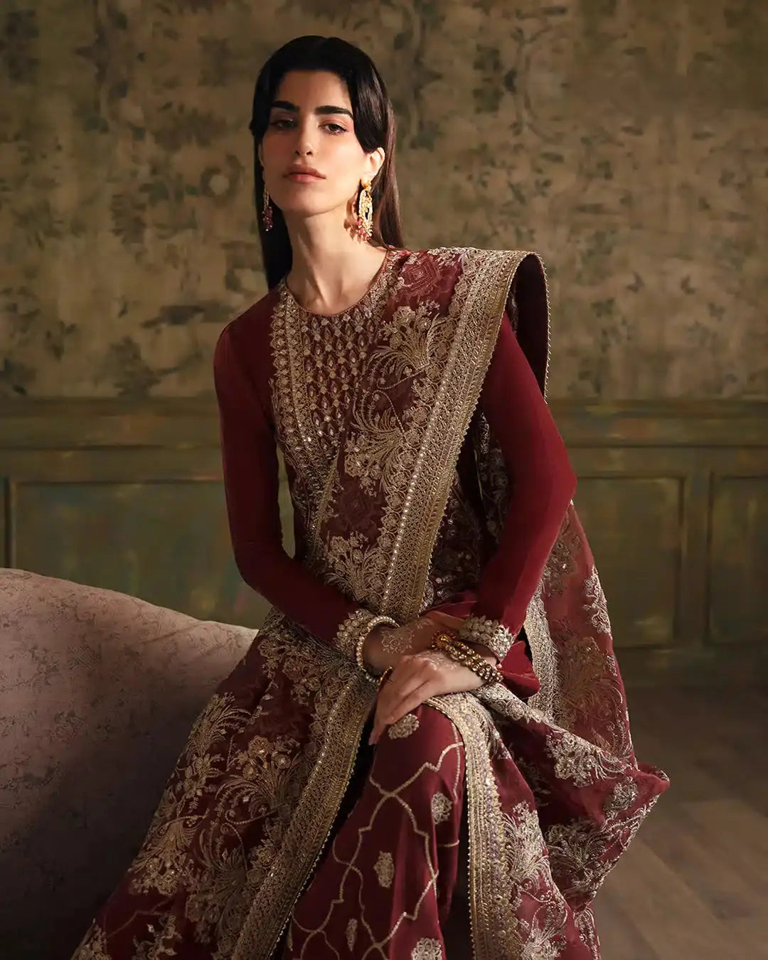 Faiza Saqlain | Manaar Luxe Formals 23 | Negar - Pakistani Designer Dress - by Faiza Saqlain | Type: Bridal - 100% Original at Saira Sultan