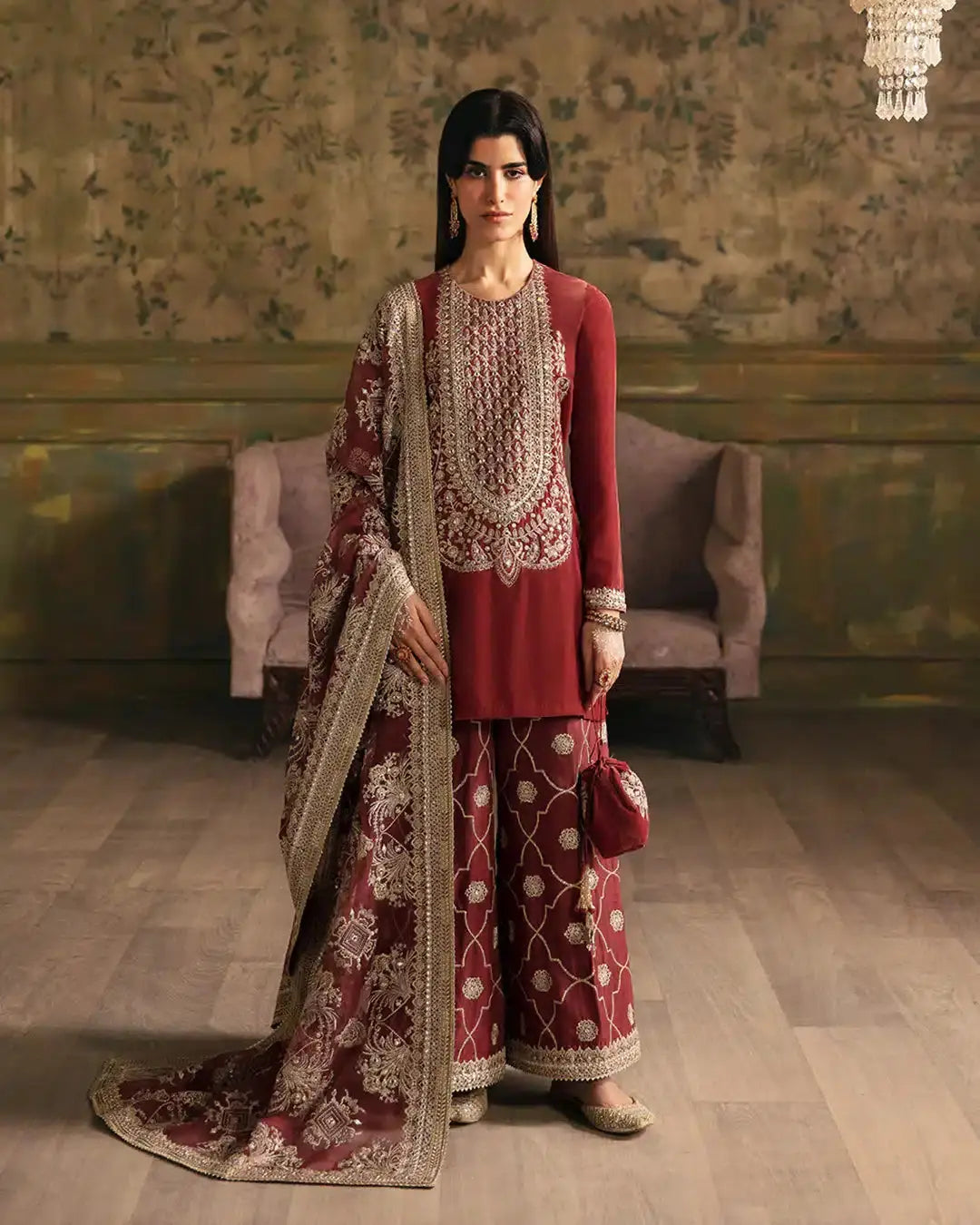 Faiza Saqlain | Manaar Luxe Formals 23 | Negar - Pakistani Designer Dress - by Faiza Saqlain | Type: Bridal - 100% Original at Saira Sultan