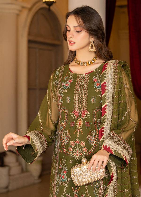 Strawberry | Rimjhim Chiffon Collection | FLS-RJ-002 - Pakistani Designer Dress - by Strawberry | Type: Formal - 100% Original at Saira Sultan