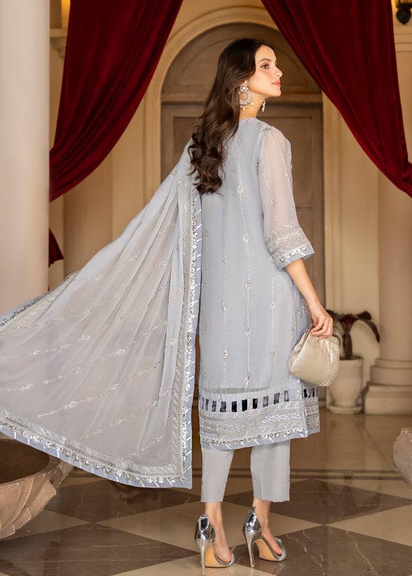 Strawberry | Rimjhim Chiffon Collection | FLS-RJ-008 - Pakistani Designer Dress - by Strawberry | Type: Formal - 100% Original at Saira Sultan
