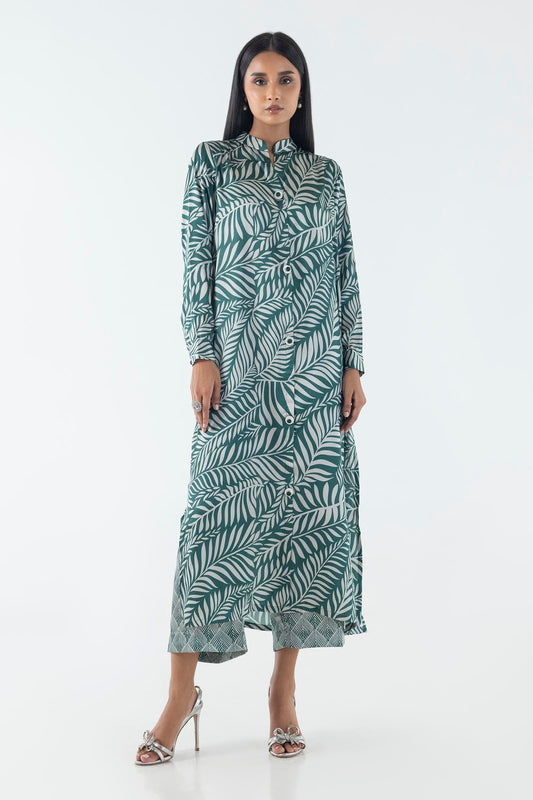 Sana Safinaz | Silk Tunics | FW24STP804P2T S Multicolor Poly Satin