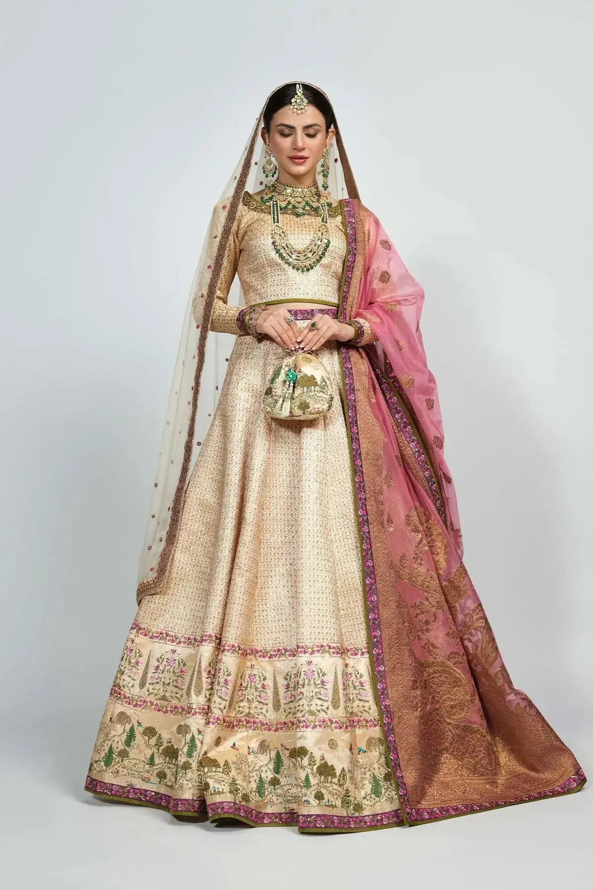 Fahad Hussayn | National Sport Casbah | Gharoli - Pakistani Designer Dress - by Fahad Hussayn | Type: Bridal - 100% Original at Saira Sultan