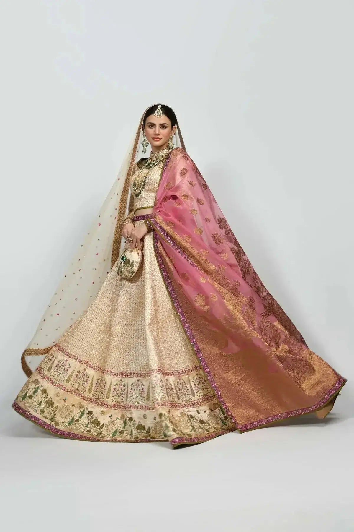 Fahad Hussayn | National Sport Casbah | Gharoli - Pakistani Designer Dress - by Fahad Hussayn | Type: Bridal - 100% Original at Saira Sultan