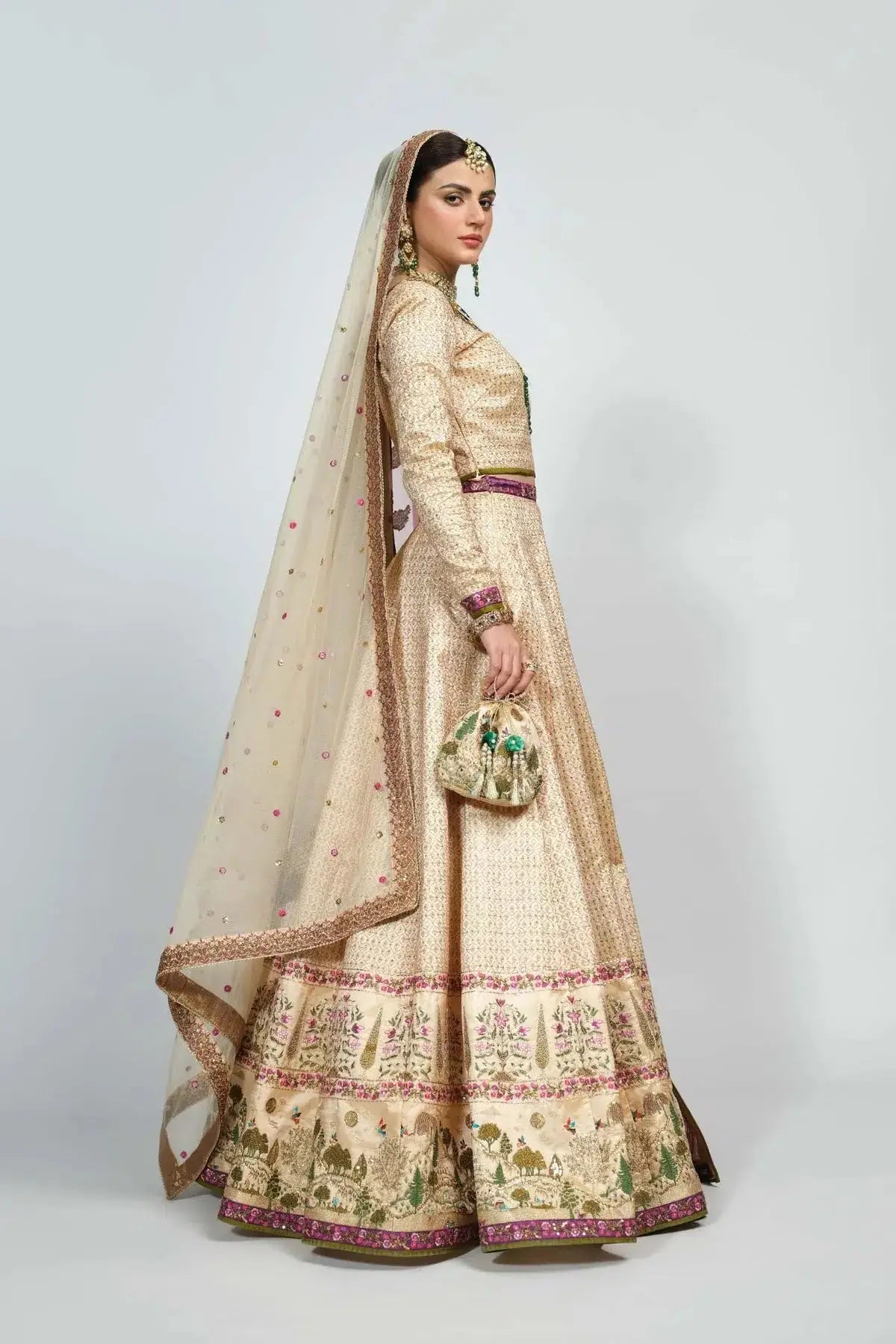 Fahad Hussayn | National Sport Casbah | Gharoli - Pakistani Designer Dress - by Fahad Hussayn | Type: Bridal - 100% Original at Saira Sultan