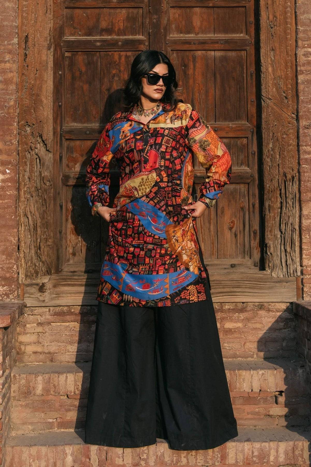 Fahad Hussayn | Lawn Banger | Gossan - Pakistani Designer Dress - by Fahad Hussayn | Type: Ladies Clothes - 100% Original at Saira Sultan