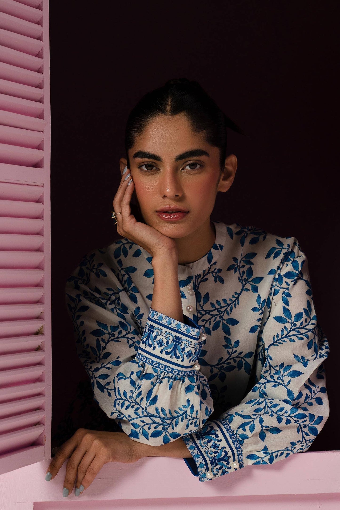 Sana Safinaz | Mahay Summer Lawn 24 | S-46 - Pakistani Designer Dress - by Sana Safinaz | Type: Luxury - 100% Original at Saira Sultan