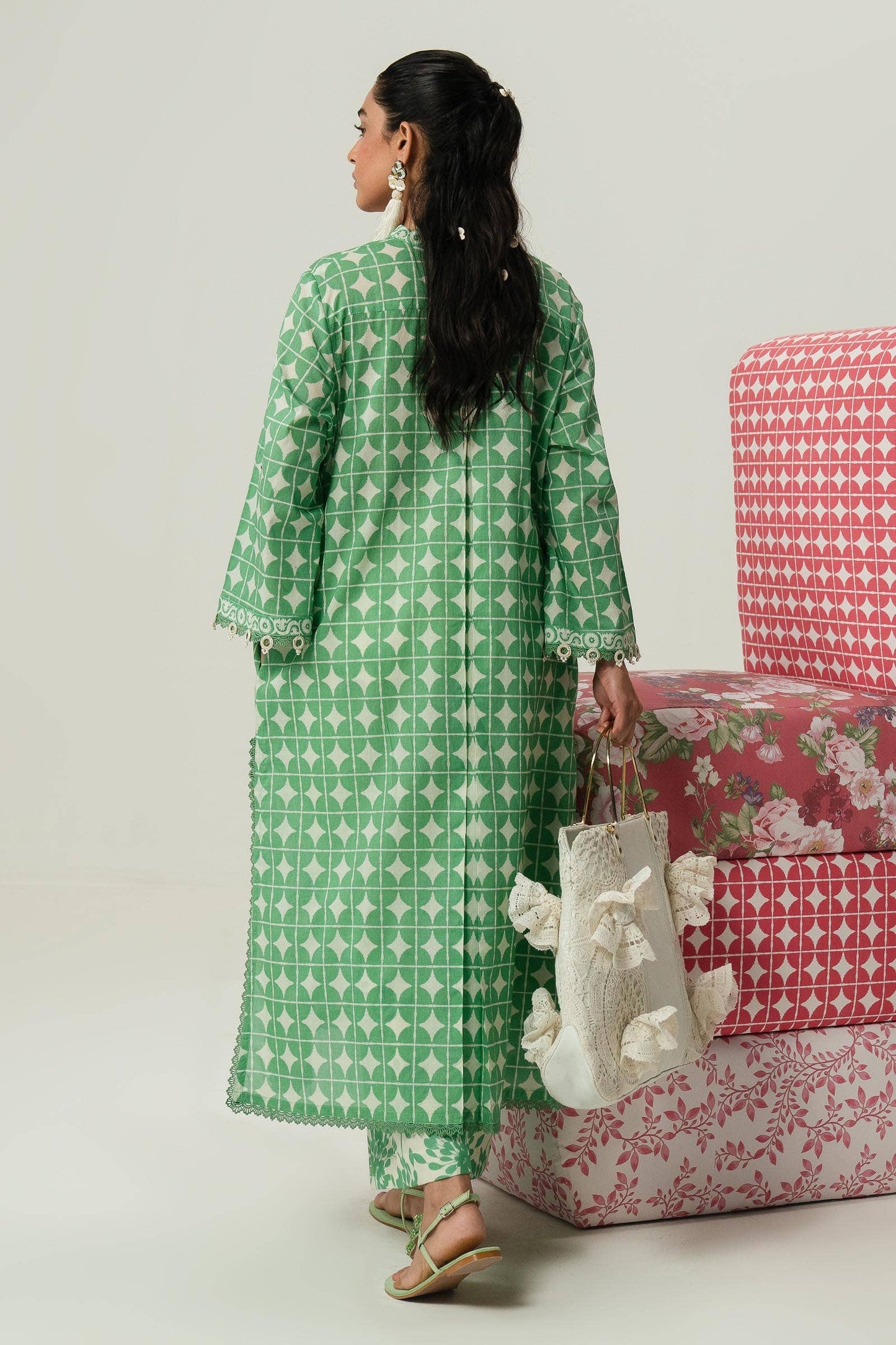 Sana Safinaz | Mahay Summer Lawn 24 | S-37 - Pakistani Designer Dress - by Sana Safinaz | Type: Luxury - 100% Original at Saira Sultan