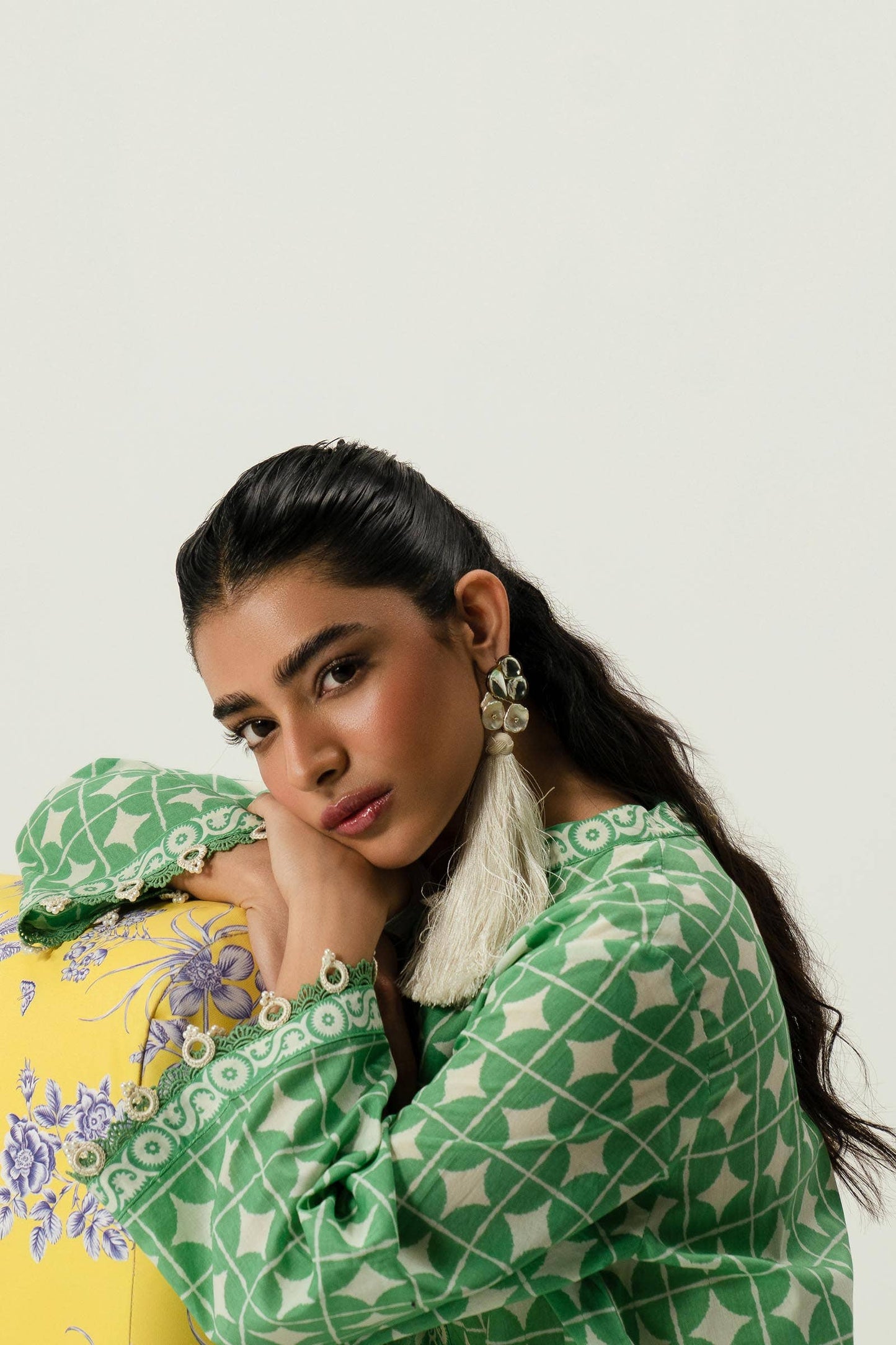 Sana Safinaz | Mahay Summer Lawn 24 | S-37 - Pakistani Designer Dress - by Sana Safinaz | Type: Luxury - 100% Original at Saira Sultan