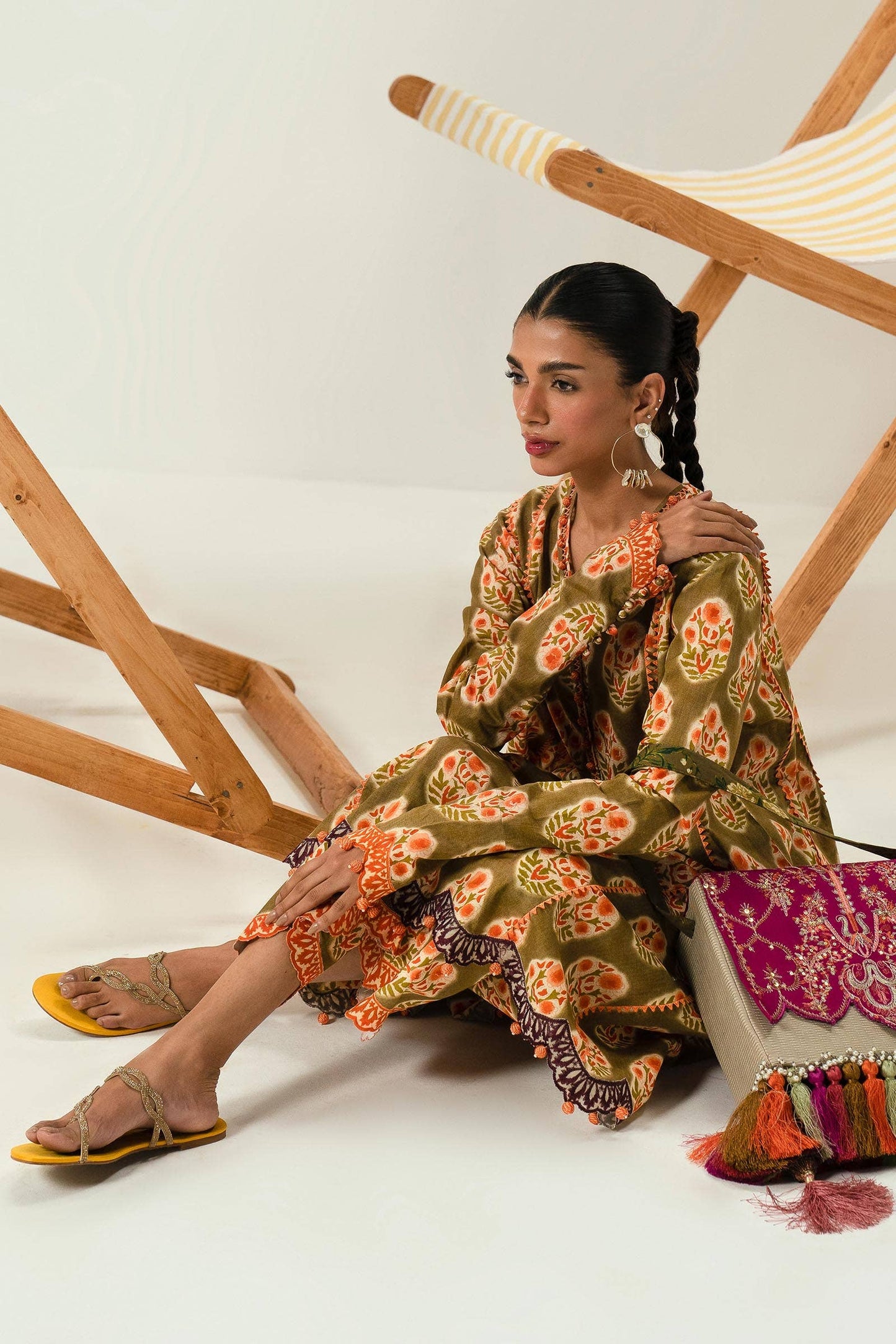 Sana Safinaz | Mahay Summer Lawn 24 | S-28 - Pakistani Designer Dress - by Sana Safinaz | Type: Luxury - 100% Original at Saira Sultan