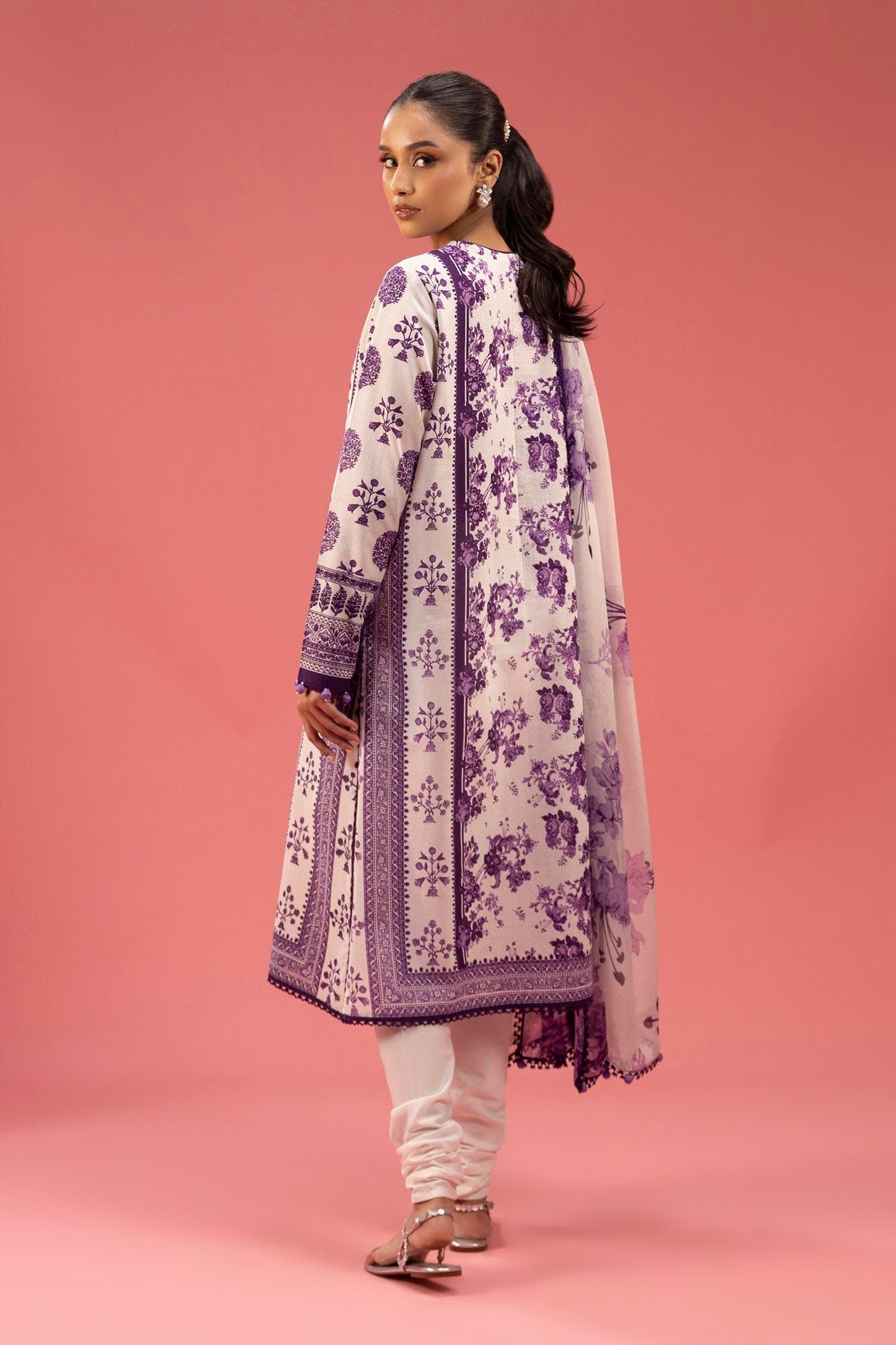 Sana Safinaz | Mahay Spring 25 | A-07 S Lavender Pinocchio Lawn