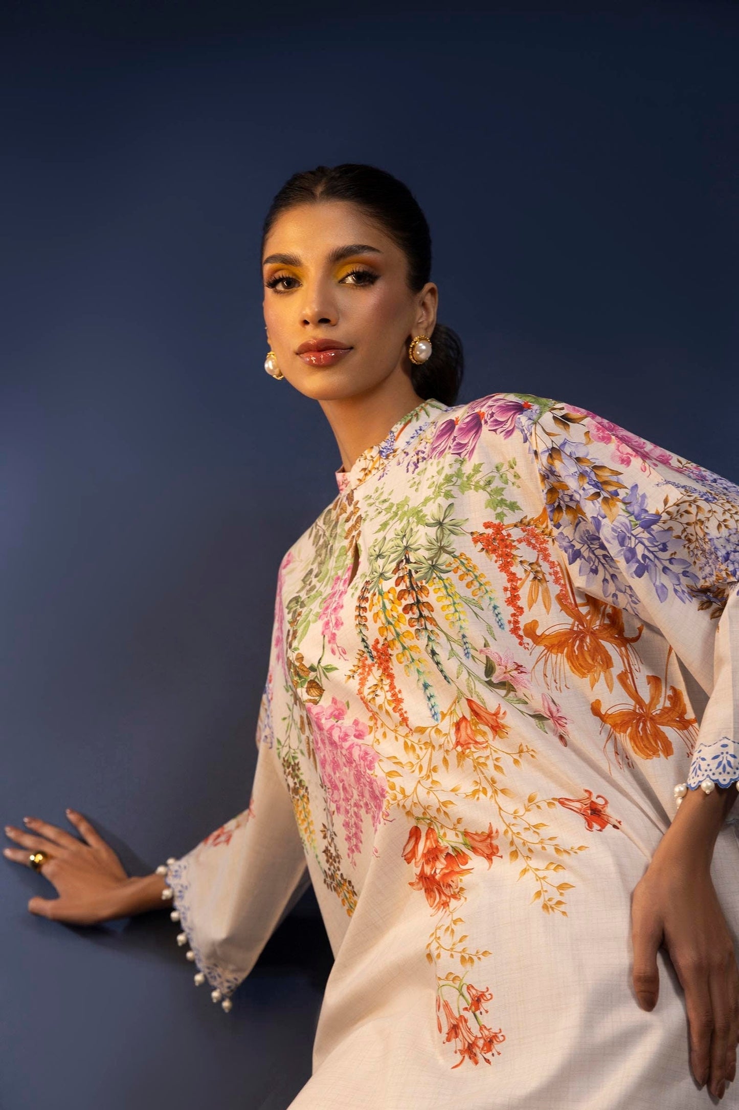 Sana Safinaz | Mahay Spring 25 | A-04 L Soft Lilac Lawn