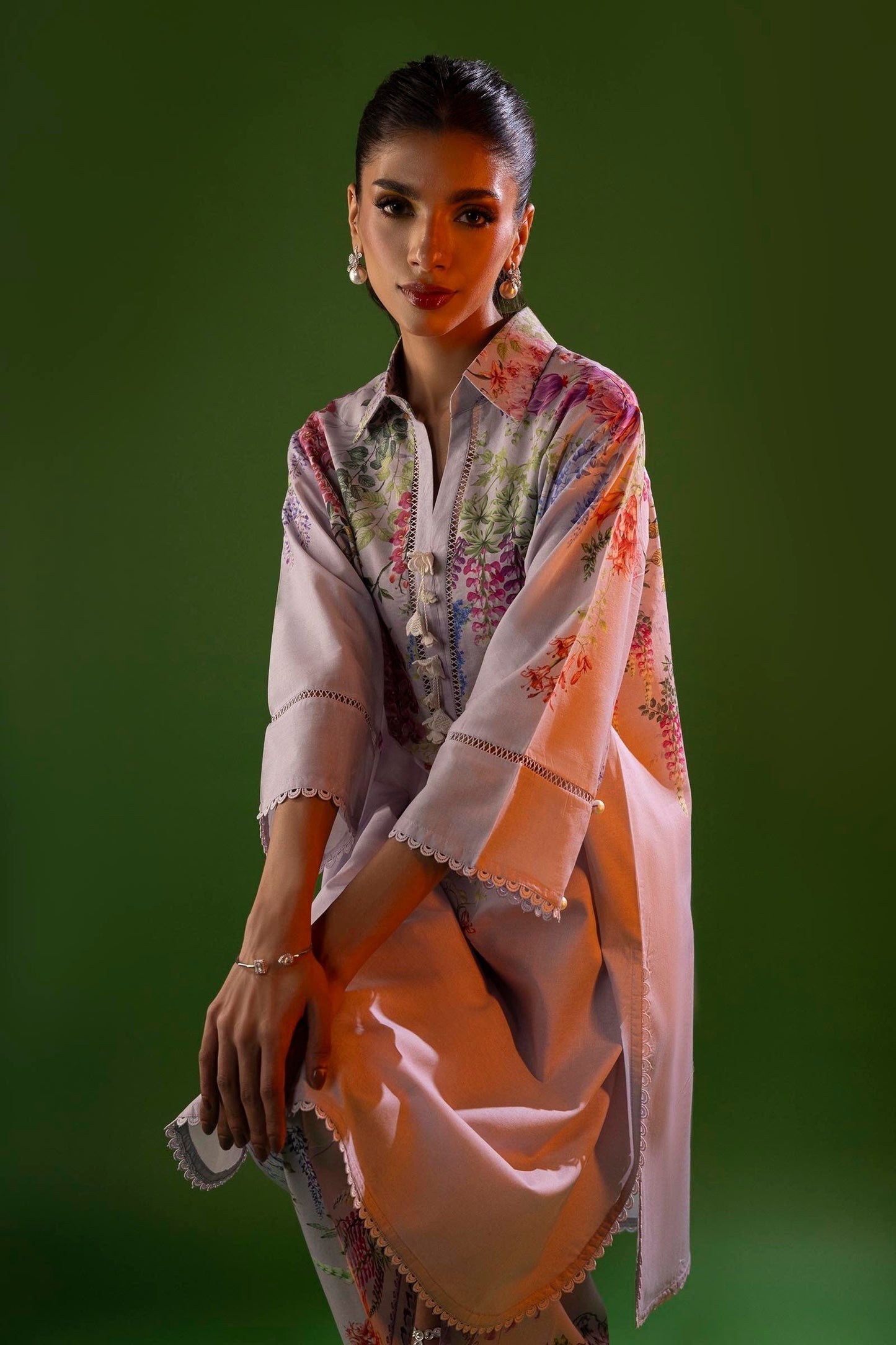 Sana Safinaz | Mahay Spring 25 | A-03 L Soft Lilac Lawn