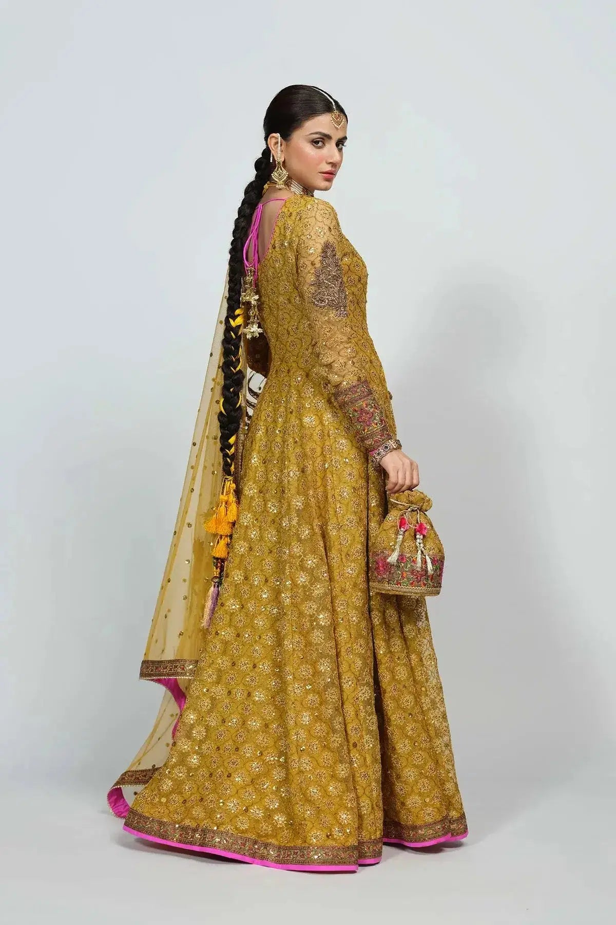 Fahad Hussayn | National Sport Casbah | Haldi - Pakistani Designer Dress - by Fahad Hussayn | Type: Bridal - 100% Original at Saira Sultan